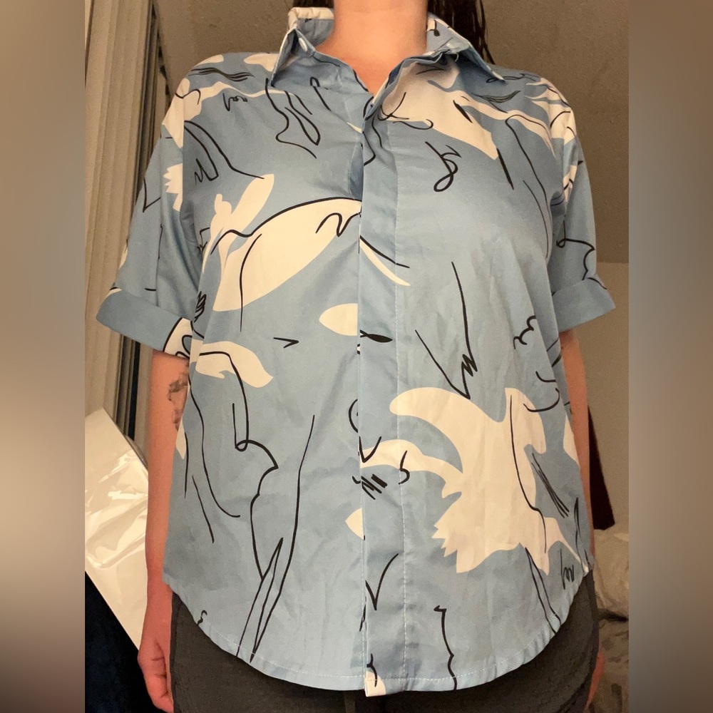 Light Blue Blouse